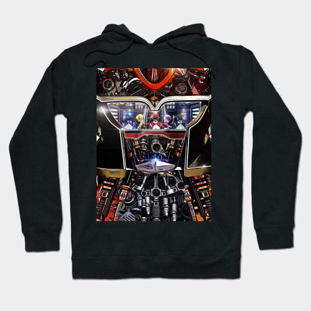 Megazord Activated Hoodie by creativespero